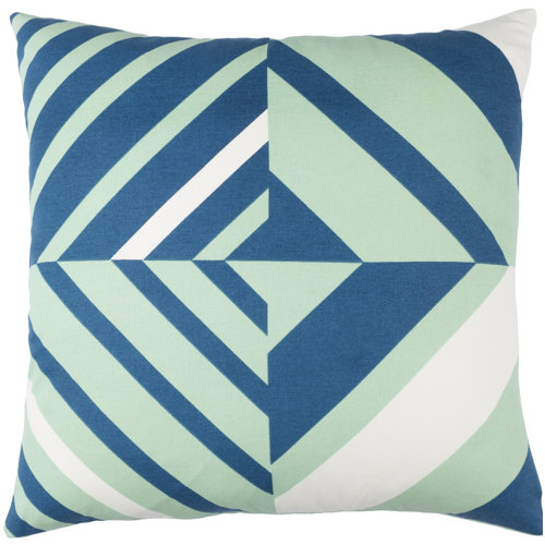 Hashtag Home Hillcrest Cotton Geometric Throw Pillow Cover & Reviews